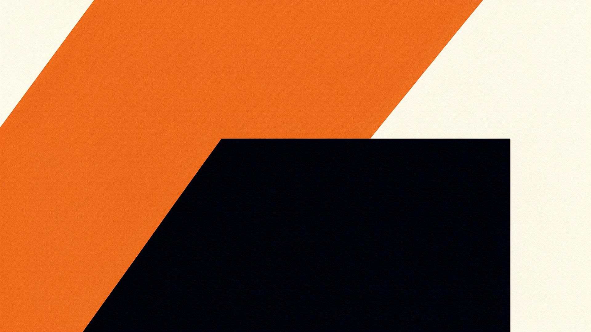 Abstract editorial composition representing structured web design